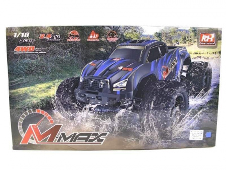 Фото Радиоуправляемый монстр Remo Hobby MMAX Brushless UPGRADE (синий) 4WD 2.4G 1/10 RTR | Инномарт