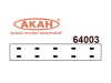 Фото Лак АКАН полуглянцевый, акриловый (при неодходимости разбавлять 64001 и отверждать 64012), 10 мл | Инномарт