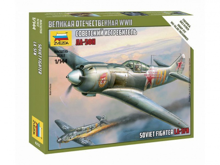 Фото Сборная модель ZVEZDA Советский истребитель Ла-5ФН, 1/144 | Инномарт