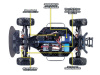 Фото Радиоуправляемая шоссейка Remo Hobby Rally Master (красная) 4WD 2.4G 1/8 RTR | Инномарт