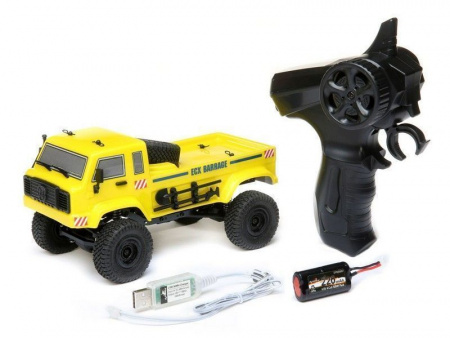 Фото Краулер ECX 1:24 Scaler Crawler Barrage UV 4WD, электро, RTR (желтый) | Инномарт