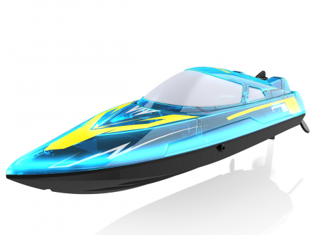 Фото Радиоуправляемый катер Flytec V006 (голубой) 2.4G RTR | Инномарт