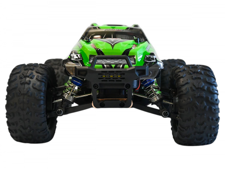 Фото Радиоуправляемый монстр Remo Hobby Brushless (зеленый) 4WD 2.4G 1/14 RTR | Инномарт