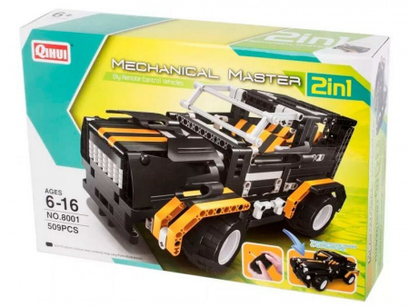 Фото Р/У конструктор Qihui Mechanical Master 2 в 1 Джип и Пикап (509 деталей) | Инномарт