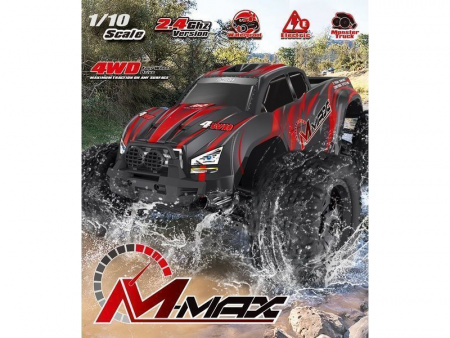 Фото Радиоуправляемый монстр Remo Hobby MMAX PRO (синий) Li-Po 4WD 2.4G 1/10 RTR | Инномарт