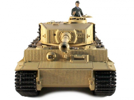 Фото P/У танк Taigen 1/16 Tiger 1 (Германия, поздняя версия) 2.4G RTR песочный | Инномарт