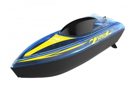 Фото Радиоуправляемый катер Flytec V555 (голубой) с подсветкой 2.4G RTR | Инномарт