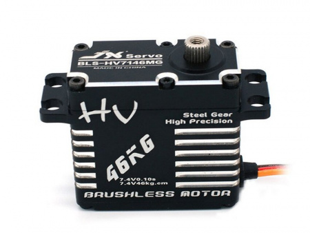 Фото Сервомашинка цифровая JX Servo BLS-HV7146MG (71г/47.8/0.10/7.4V) бесколлекторная, Full metal | Инномарт