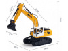 Фото Радиоуправляемый экскаватор HUI NA TOYS 2.4G 6CH (дальность 8 м) 1/24 RTR | Инномарт