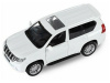 Фото Машина "АВТОПАНОРАМА" Land Cruiser Prado, белый, 1/42, инерция, откр. двери, в/к 17,5*12,5*6,5 см | Инномарт