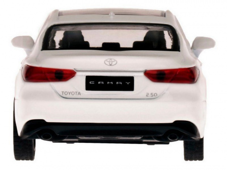 Фото Машина "АВТОПАНОРАМА" Toyota Camry, белый, 1/43, откр. двери, инерция, в/к 17,5*12,5*6,5 см | Инномарт