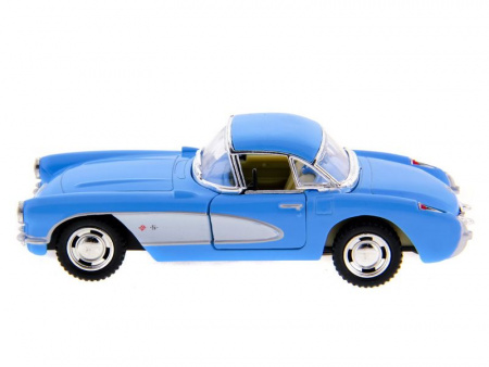 Фото Машина Kinsmart "Chevrolet Corvette 1957" инерция (1/12шт.) 1:34 б/к | Инномарт