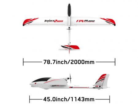 Фото Радиоуправляемый планер Volantex RC Ranger 2000мм Brushless PNP | Инномарт