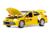 Фото Машина "АВТОПАНОРАМА" Яндекс Go Toyota Camry, 1/34, желтый, инерция, свет, Алиса, в/к 17,5*13,5*9см | Инномарт