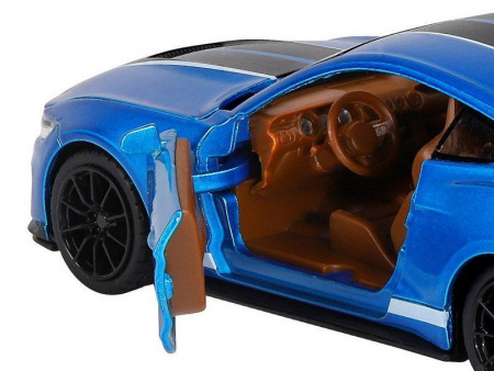 Фото Машина "АВТОПАНОРАМА" Ford Shelby GT350, синий, 1/32, свет, звук, инерция, в/к 17,5*13,5*9 см | Инномарт