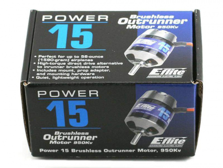 Фото Бесколлекторный электродвигатель Power 15 BL Outrunner Motor 950Kv | Инномарт