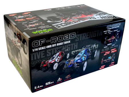 Фото Радиоуправляемая багги Remo Hobby (синий) 4WD 2.4G 1/14 RTR | Инномарт
