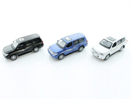 Фото Машина 1:32 Toyota Land Cruiser свет, звук, инерция 15,5см (1/12шт.) б/к | Инномарт