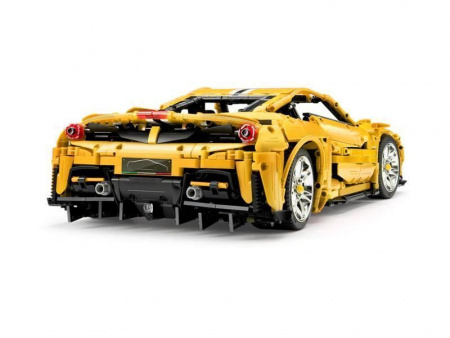 Фото Радиоуправляемый конструктор CaDA MASTER спорткар Italian Super Car, желтый 1/8 (3187 деталей) | Инномарт