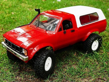 Фото Радиоуправляемая машина WPL пикап Hilux (красная) 4WD 2.4G 1/16 RTR | Инномарт