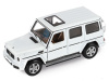 Машина "АВТОПАНОРАМА" Mercedes-Benz G350d, белый, 1/32, свет, звук, инерция, в/к 18*9*13,5 см