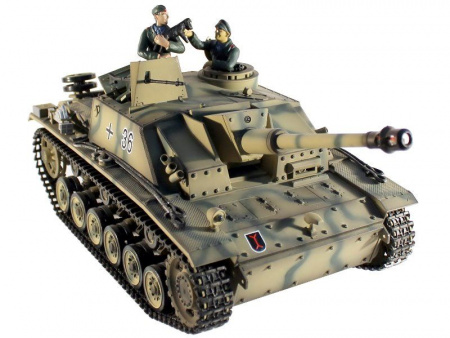 Фото Р/У танк Taigen 1/16 SturmgeschutzIIIausf.gsd.kfz. (Германия) (для ИК танкового боя) 2.4G RTR | Инномарт