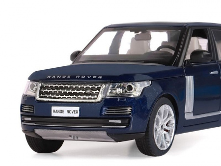 Фото Машина "АВТОПАНОРАМА" Range Rover, синий металлик, 1/26, свет, звук, в/к 24,5*12,5*10,5 см | Инномарт