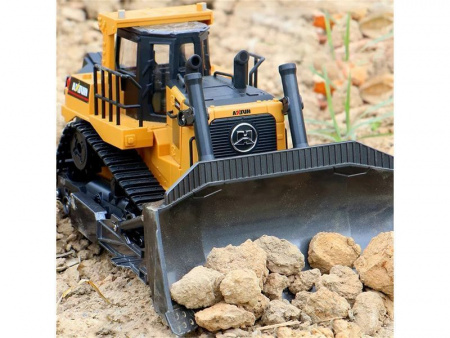 Фото Радиоуправляемый бульдозер HUI NA TOYS 2.4G 11CH 1/16 RTR | Инномарт