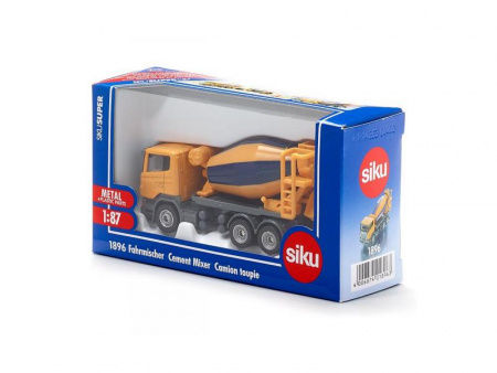 Фото Грузовик Siku1896 Scania с бетономешалкой, 1/87 | Инномарт