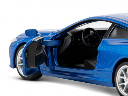 Фото Машина "АВТОПАНОРАМА" BMW M850i Coupé, 1/35, синий, двери, свет, звук, инерция в/к 18*9*13,5 см | Инномарт