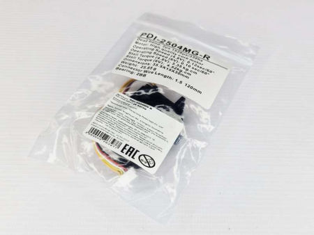 Фото Сервомашинка цифровая JX Servo PDI-2504MG-R (25.65г/4.52/0.10/6V) 5pin Mini для Remo Hobby 1/16 | Инномарт