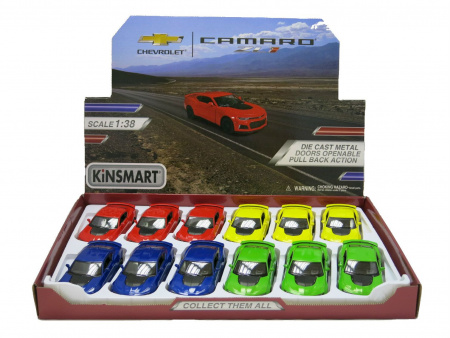 Фото Машина Kinsmart 1:38 Camaro ZL1 2017 инерция (1/12шт.) б/к | Инномарт