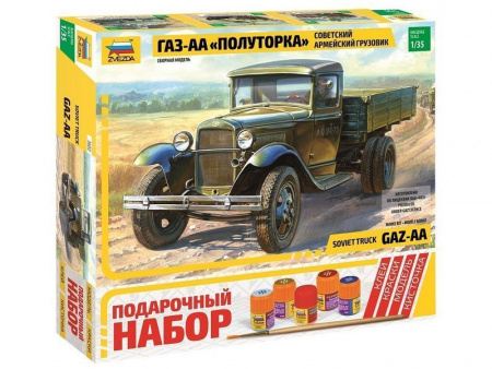 Фото Сборная модель ZVEZDA Грузовик "ГАЗ-АА", 1/35 | Инномарт