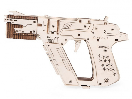 Фото Деревянный конструктор Lemmo "Бластер", 63 детали | Инномарт