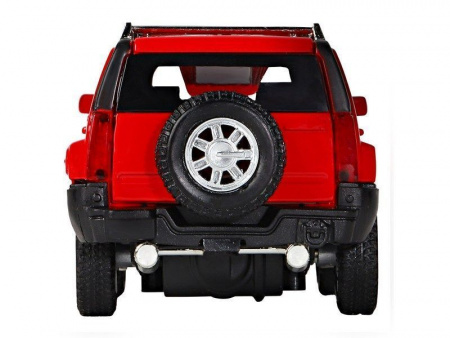 Фото Машина "АВТОПАНОРАМА" Hummer H3, красный, 1/32, свет, звук, инерция, в/к 17,5*13,5*9 см | Инномарт