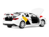 Фото Машина "АВТОПАНОРАМА" Яндекс Go Toyota Camry, 1/34, белый, инерция, свет, Алиса, в/к 17,5*13,5*9 см | Инномарт