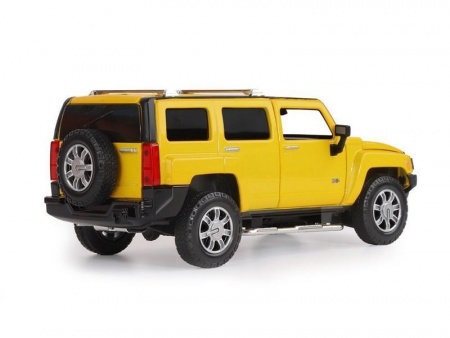 Фото Машина "АВТОПАНОРАМА" Hummer H3, желтый, 1/24, свет, звук, в/к 24,5*12,5*10,5 см | Инномарт