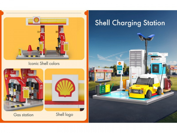 Конструктор CaDA зарядная станция Shell (308 деталей) | Инномарт