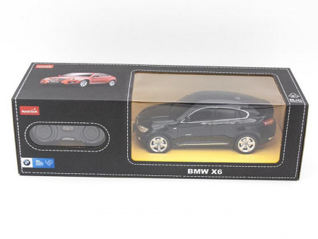 Фото Р/У машина Rastar BMW X6 1:24, цвет чёрный 27MHZ | Инномарт
