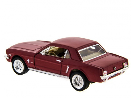 Фото Машина Kinsmart "FORD MUSTANG" инерция (1/12шт.) 1:36 б/к | Инномарт