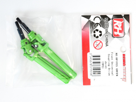 Фото Карданные привода передние для Remo Hobby MMAX, EX3 1/10, тюнинг, зеленые | Инномарт