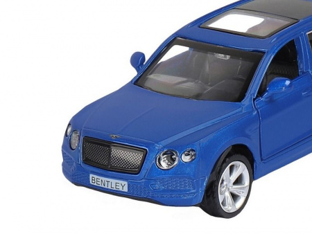 Фото Машина "АВТОПАНОРАМА" BENTLEY BENTAYGA, синий, 1/45, инерция, в/к 17,5*12,5*6,5 см | Инномарт
