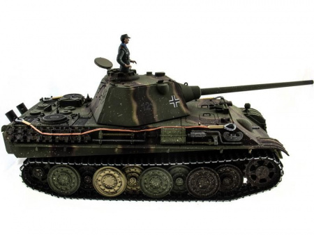 Фото Р/У танк Taigen 1/16 Panther type F с ИК пушкой HC версия, башня на 360, подшипники в ред, 2.4G RTR | Инномарт