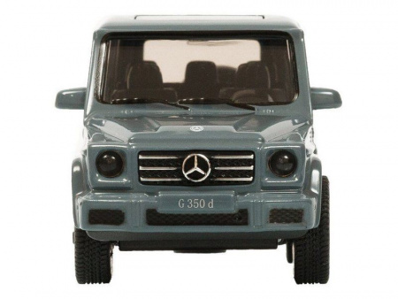 Фото Машина "АВТОПАНОРАМА" Mercedes-Benz G350d, серый, 1/42, инерция, откр. двери, в/к 17,5*12,5*6,5 см | Инномарт