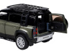 Фото Машина "АВТОПАНОРАМА" Land Rover Defender 110, 1/32, зеленый, свет, звук, в/к 17,5*13,5*9 см | Инномарт