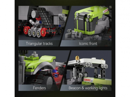 Фото Конструктор CaDA трактор CLAAS XERION 5000 TRAC TS 1/32 (1336 деталей) | Инномарт