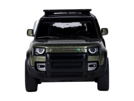 Фото Машина "АВТОПАНОРАМА" Land Rover Defender 110, 1/43, оливковый, инерция, в/к 17,5*12,5*6,5 см | Инномарт