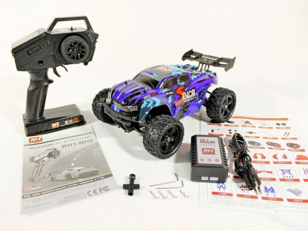 Фото Радиоуправляемая трагги Remo Hobby S EVO-R (синий) 4WD 2.4G 1/16 RTR | Инномарт