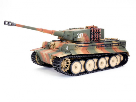 Фото Радиоуправляемый танк Taigen 1/24 Tiger 1 (Германия, поздняя версия), для ИК боя, камуфляж 2.4G RTR | Инномарт