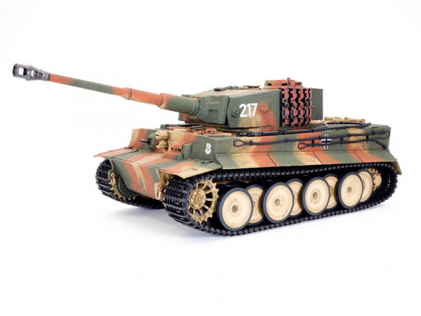 Радиоуправляемый танк Taigen 1/24 Tiger 1 (Германия, поздняя версия), для ИК боя, камуфляж 2.4G RTR | Инномарт